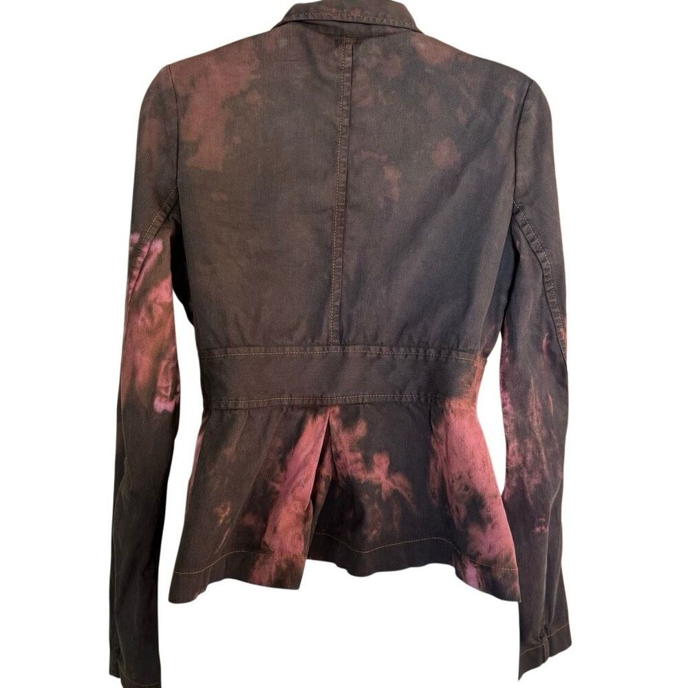 Reworked Vintage Y2K SoleMio Grunge Peplum Jacket L - Picture 5 of 8